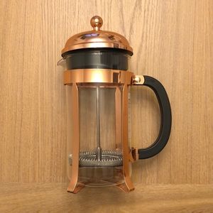Copper and Glass French Press